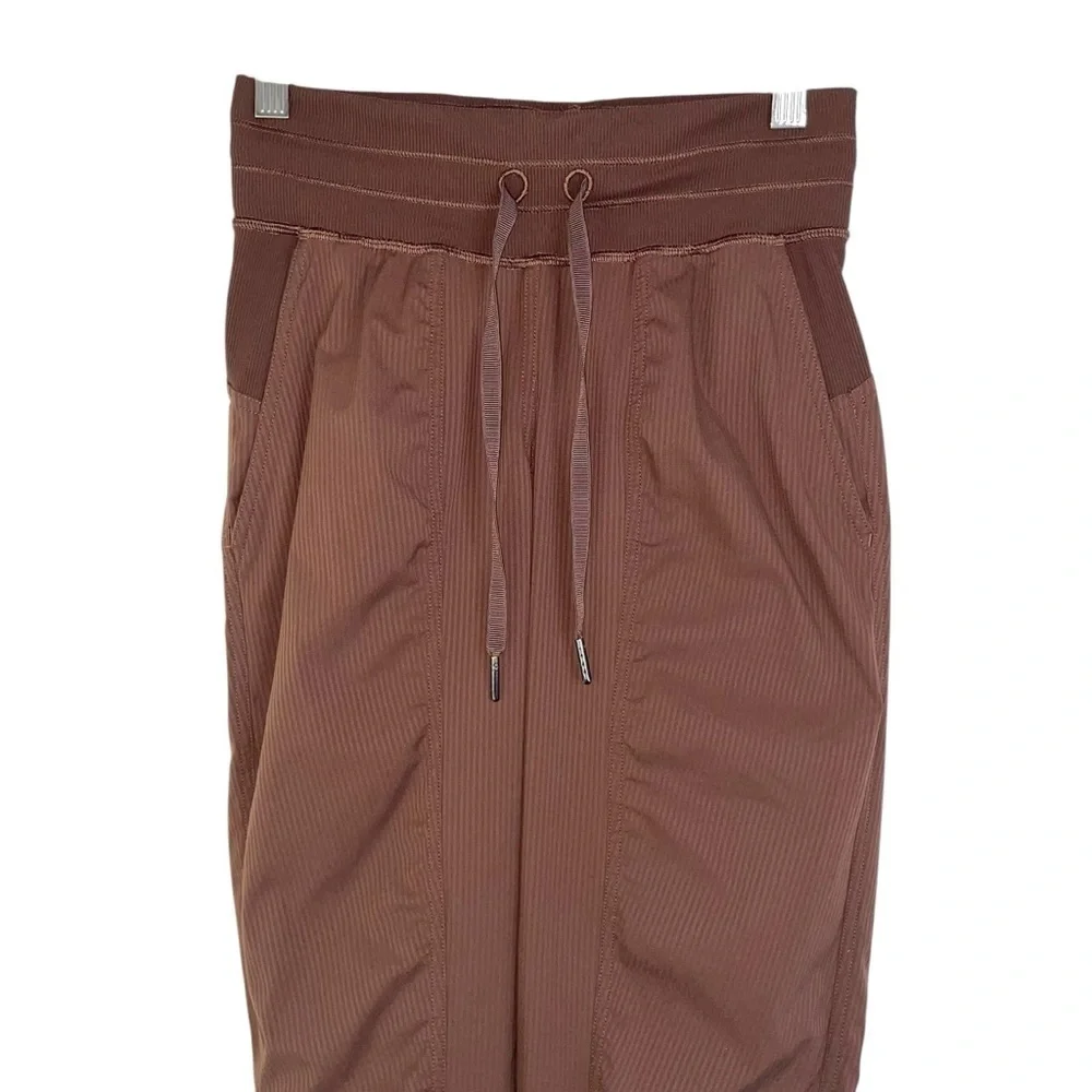 Lululemon dance studio mid rise jogger pants drawstring women’s 0 brown W5ENMS